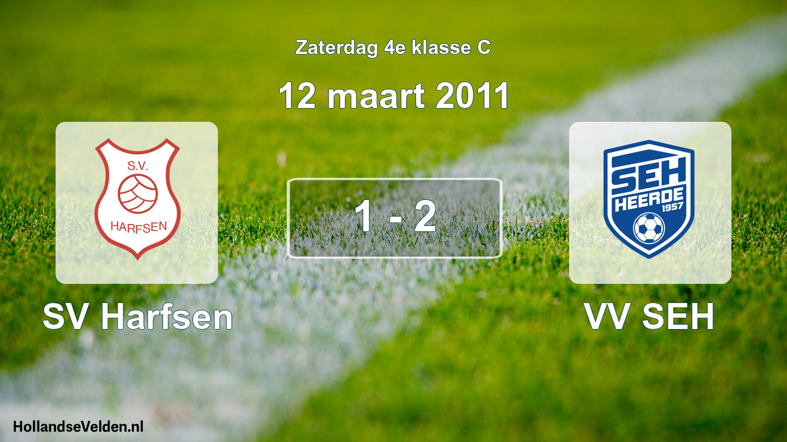 Total number of matches played: SV Harfsen - VV SEH 1 - 2 (12 March 2011)