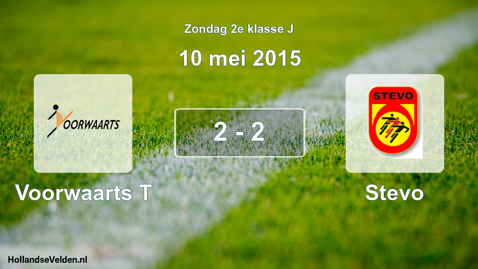 Total number of matches played: Voorwaarts T - Stevo 2 - 2 (10 May 2015)