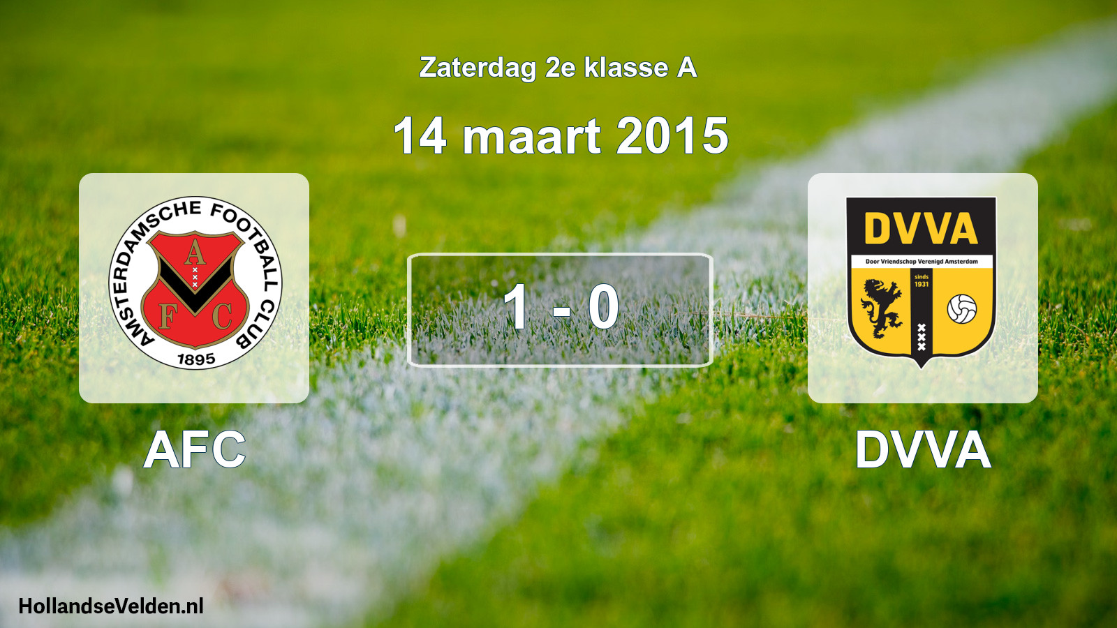 Total number of matches played: AFC - DVVA 1 - 0 (14 March 2015)