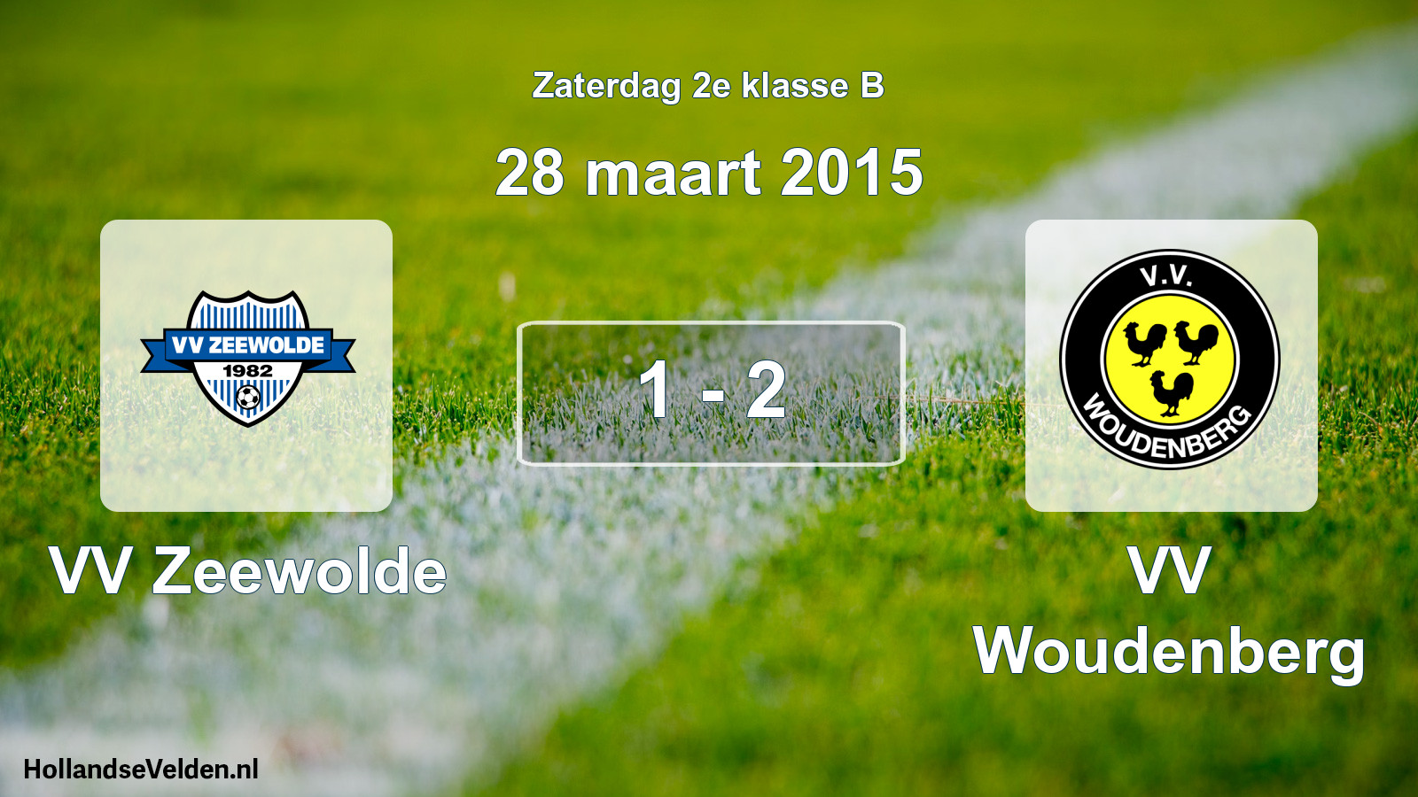 Total number of matches played: VV Zeewolde - VV Woudenberg 1 - 2 (28 March 2015)