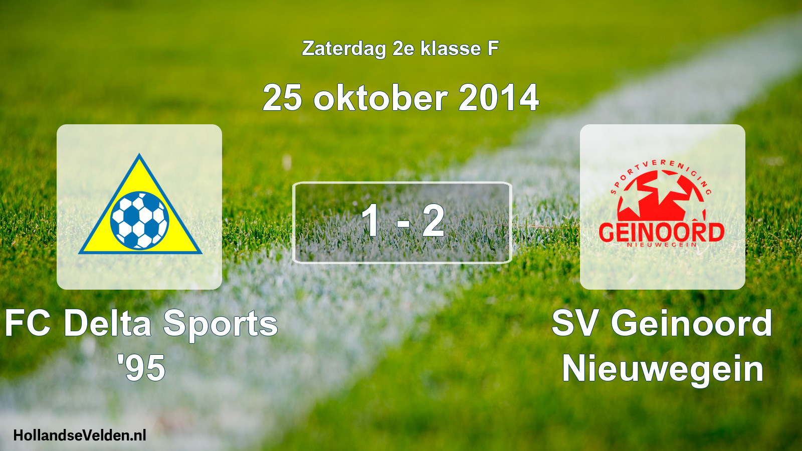 Total number of matches played: FC Delta Sports '95 - SV Geinoord Nieuwegein 1 - 2 (25 October 2014)