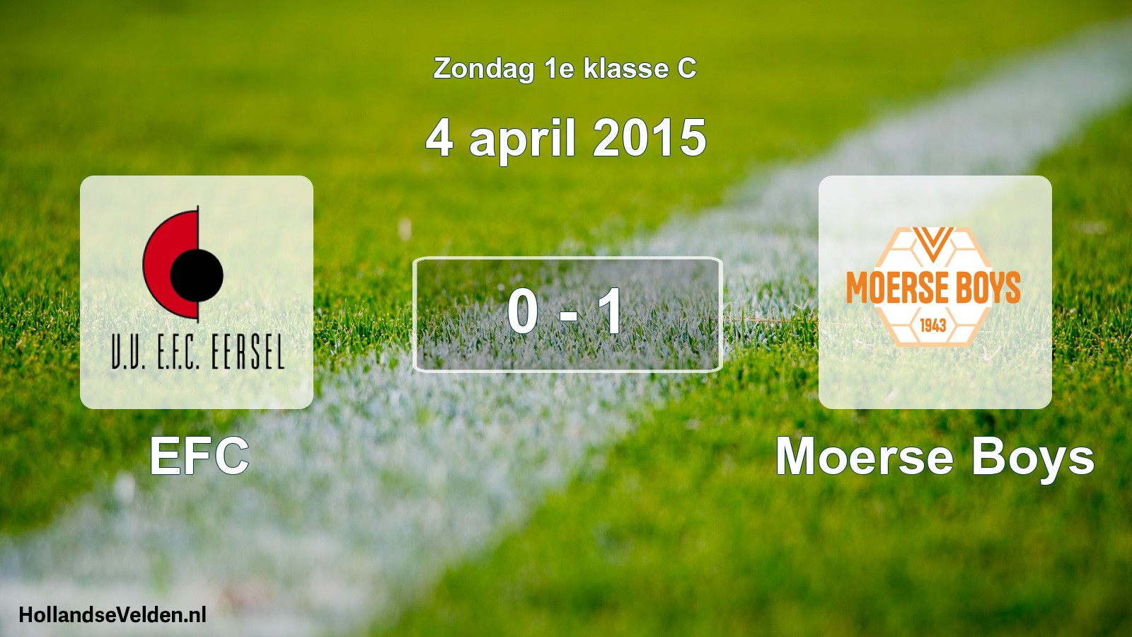 Total number of matches played: EFC - Moerse Boys 0 - 1 (4 April 2015)