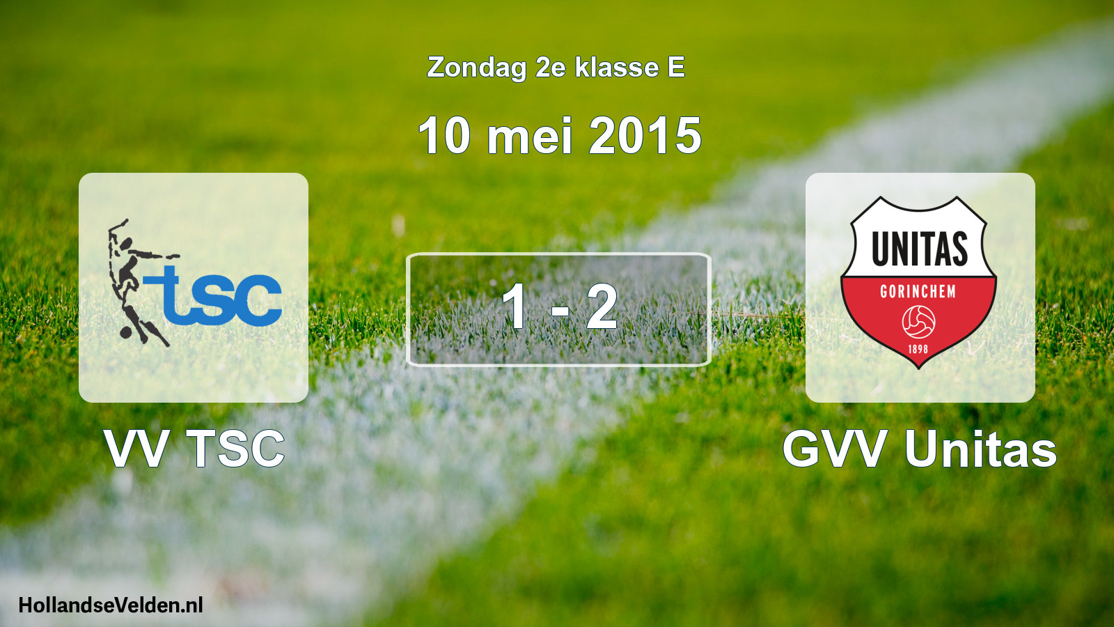 Total number of matches played: VV TSC - GVV Unitas 1 - 2 (10 May 2015)
