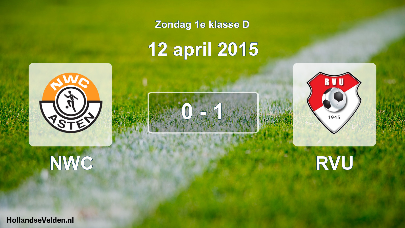 Total number of matches played: NWC - RVU 0 - 1 (12 April 2015)
