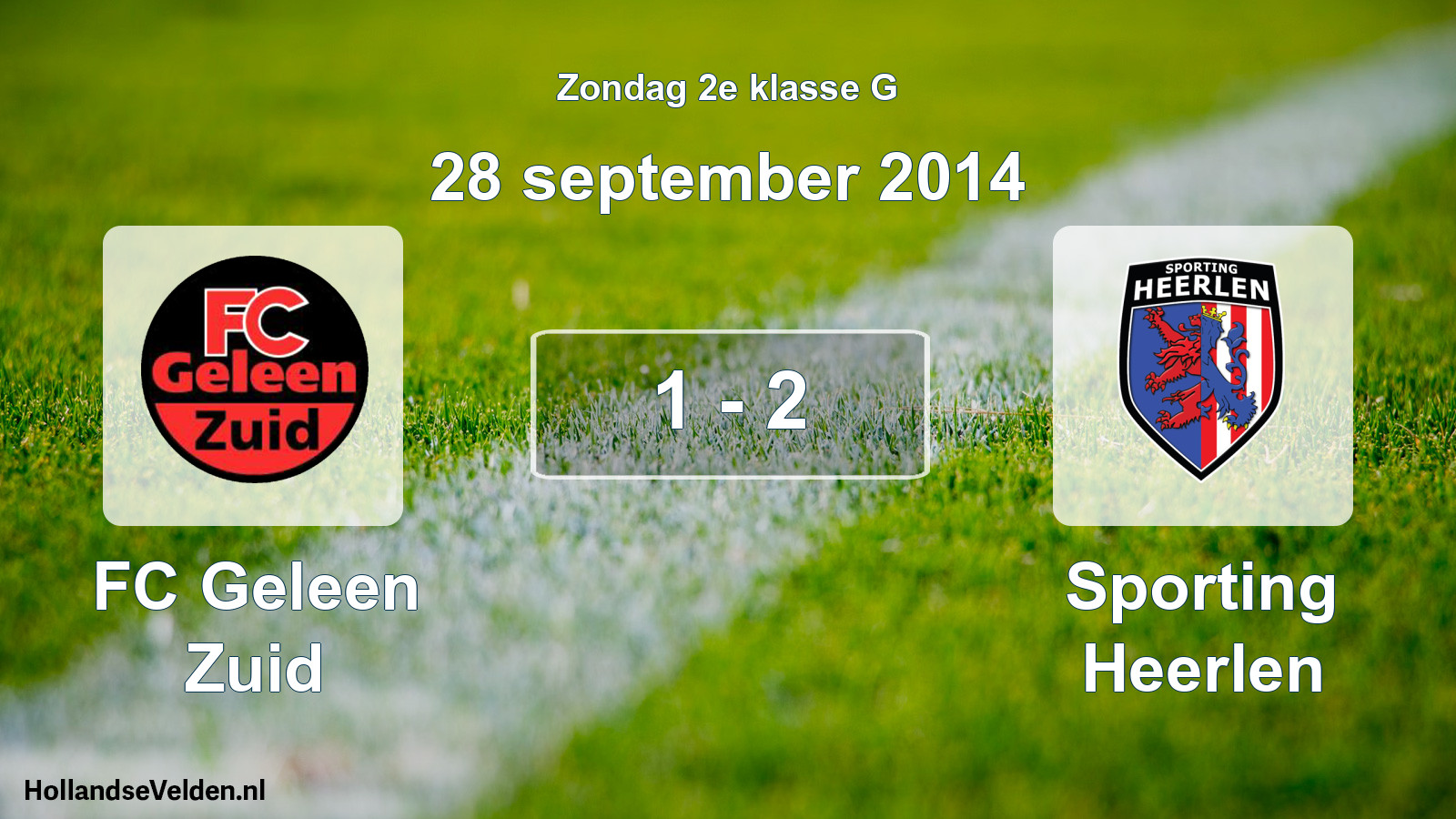 Total number of matches played: FC Geleen Zuid - Sporting Heerlen 1 - 2 (28 September 2014)