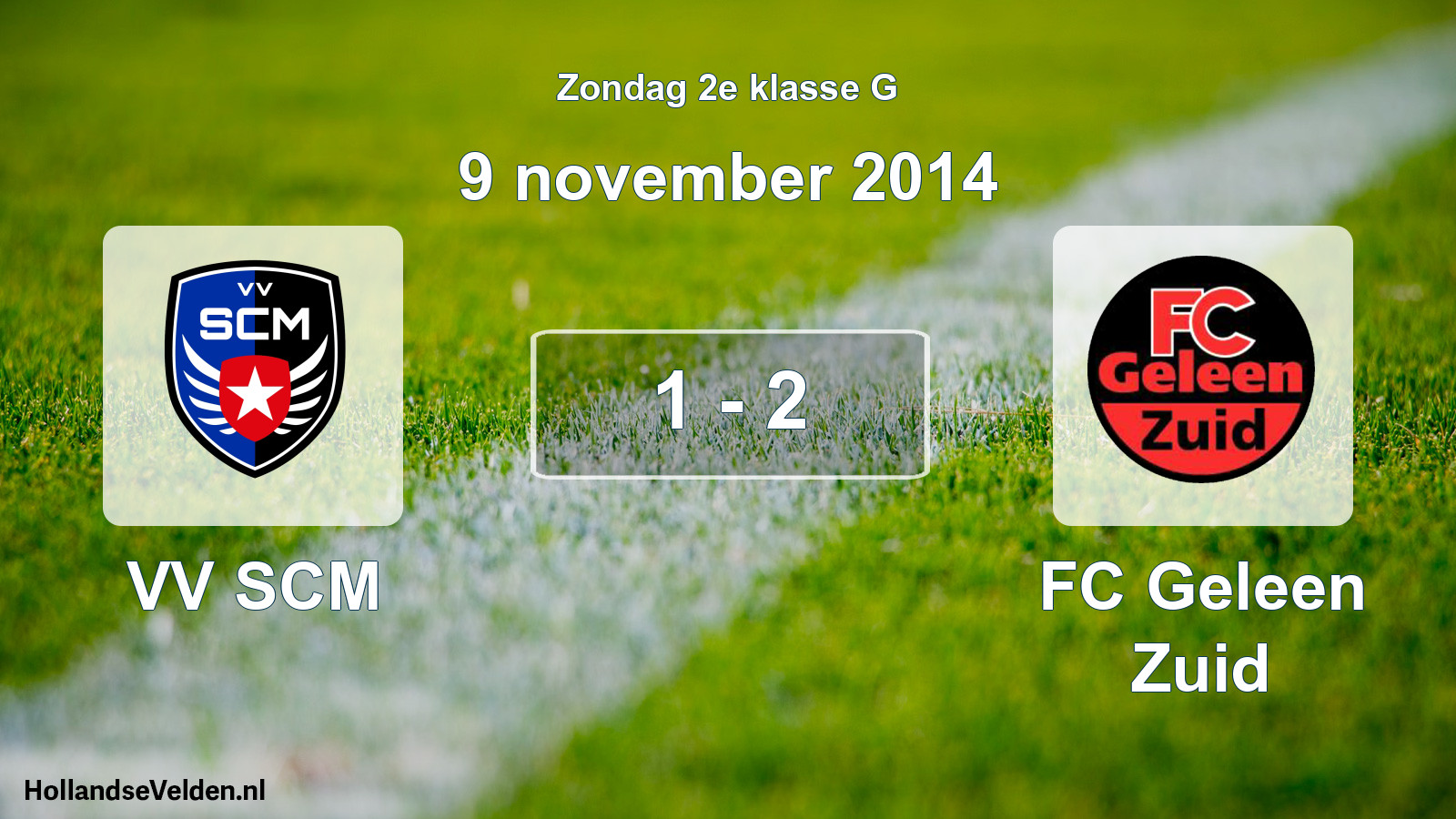 Total number of matches played: VV SCM - FC Geleen Zuid 1 - 2 (9 November 2014)
