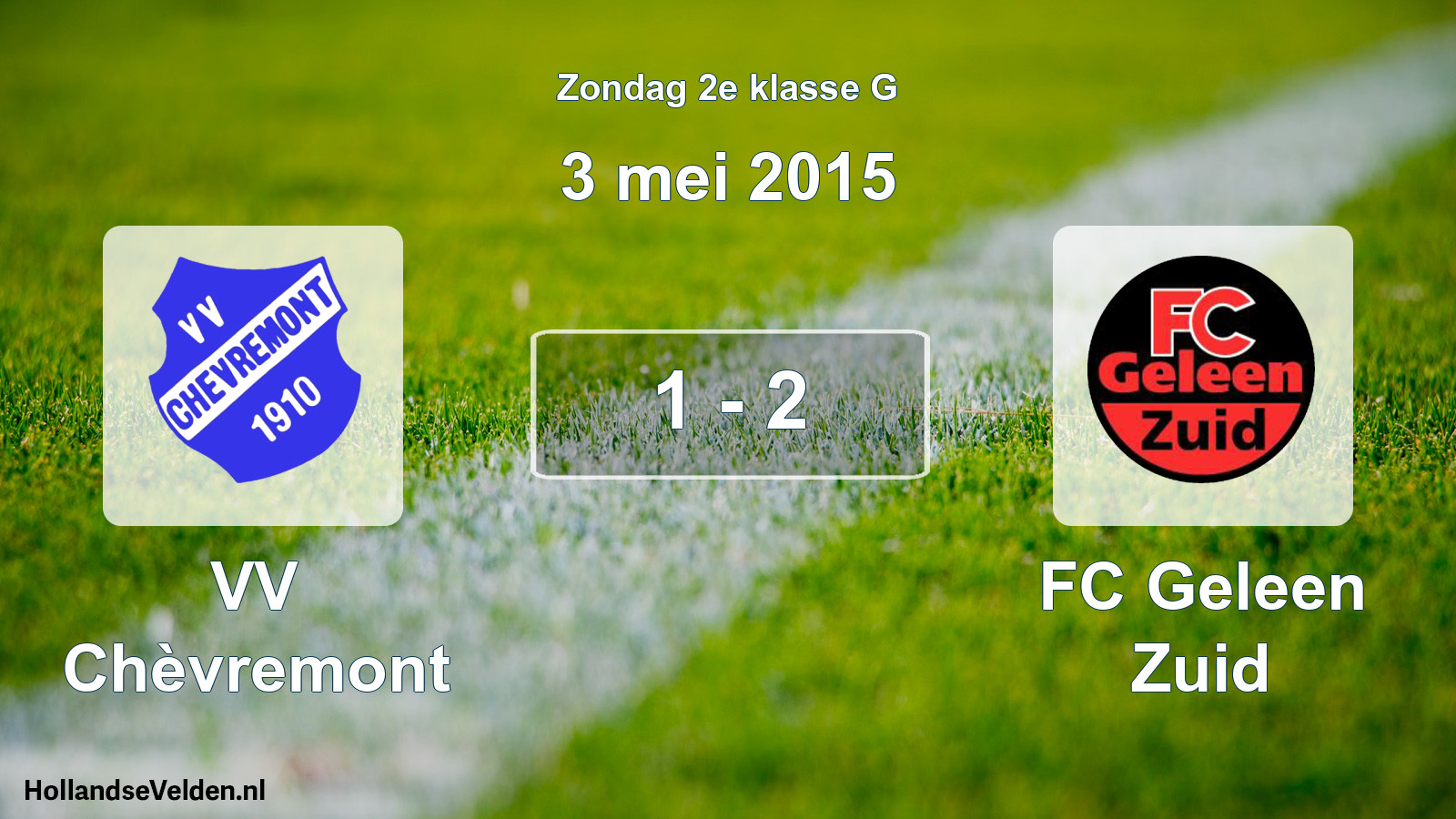 Total number of matches played: VV Chèvremont - FC Geleen Zuid 1 - 2 (3 May 2015)