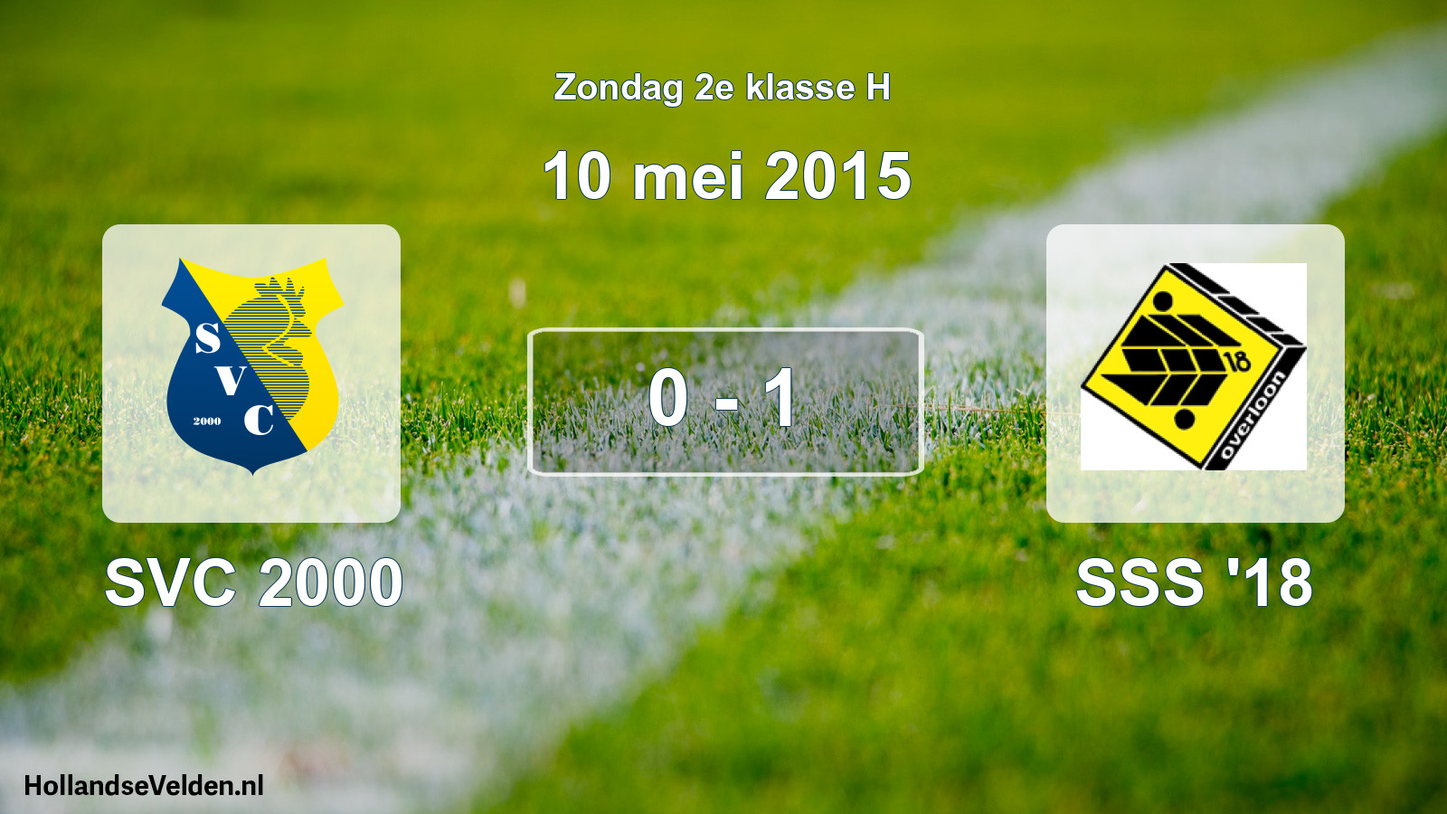 Total number of matches played: SVC 2000 - SSS '18 0 - 1 (10 May 2015)