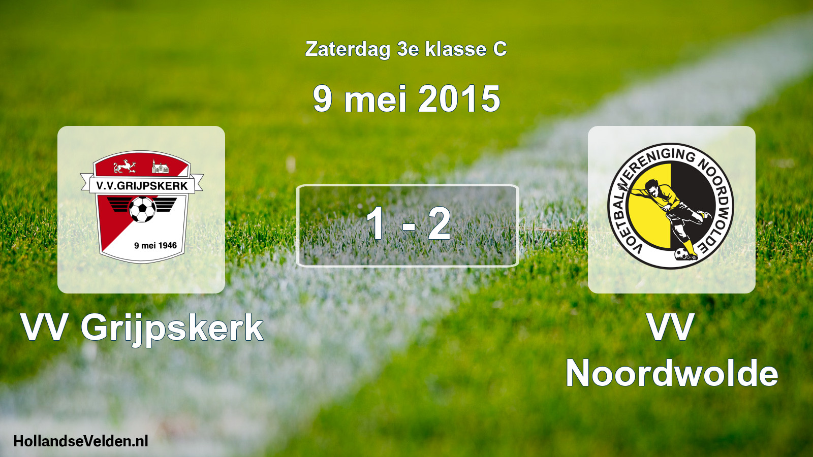 Total number of matches played: VV Grijpskerk - VV Noordwolde 1 - 2 (9 May 2015)