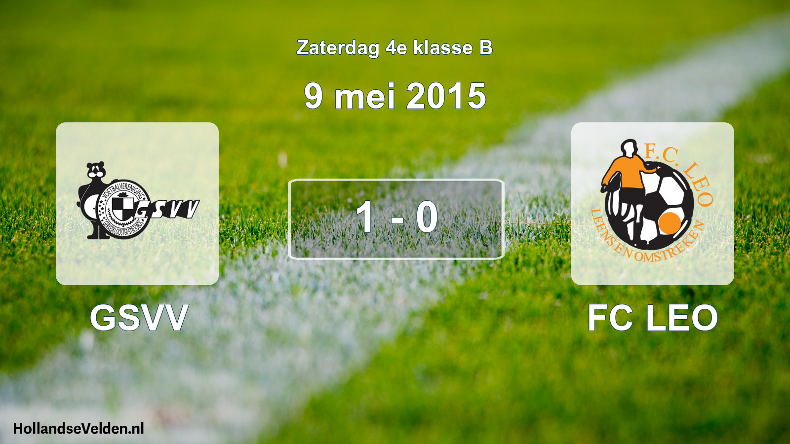 Total number of matches played: GSVV - FC LEO 1 - 0 (9 May 2015)