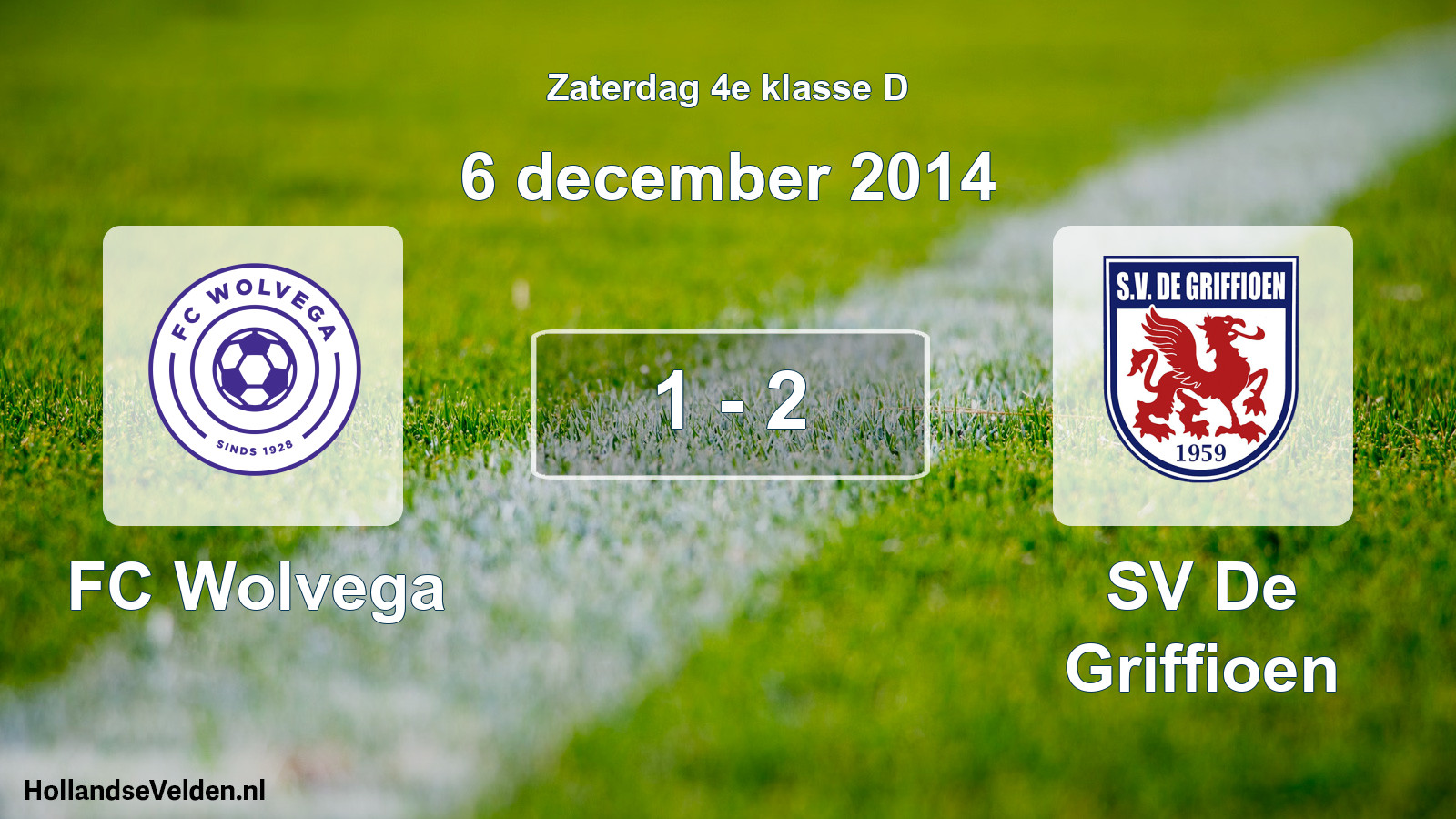 Total number of matches played: FC Wolvega - SV De Griffioen 1 - 2 (6 December 2014)
