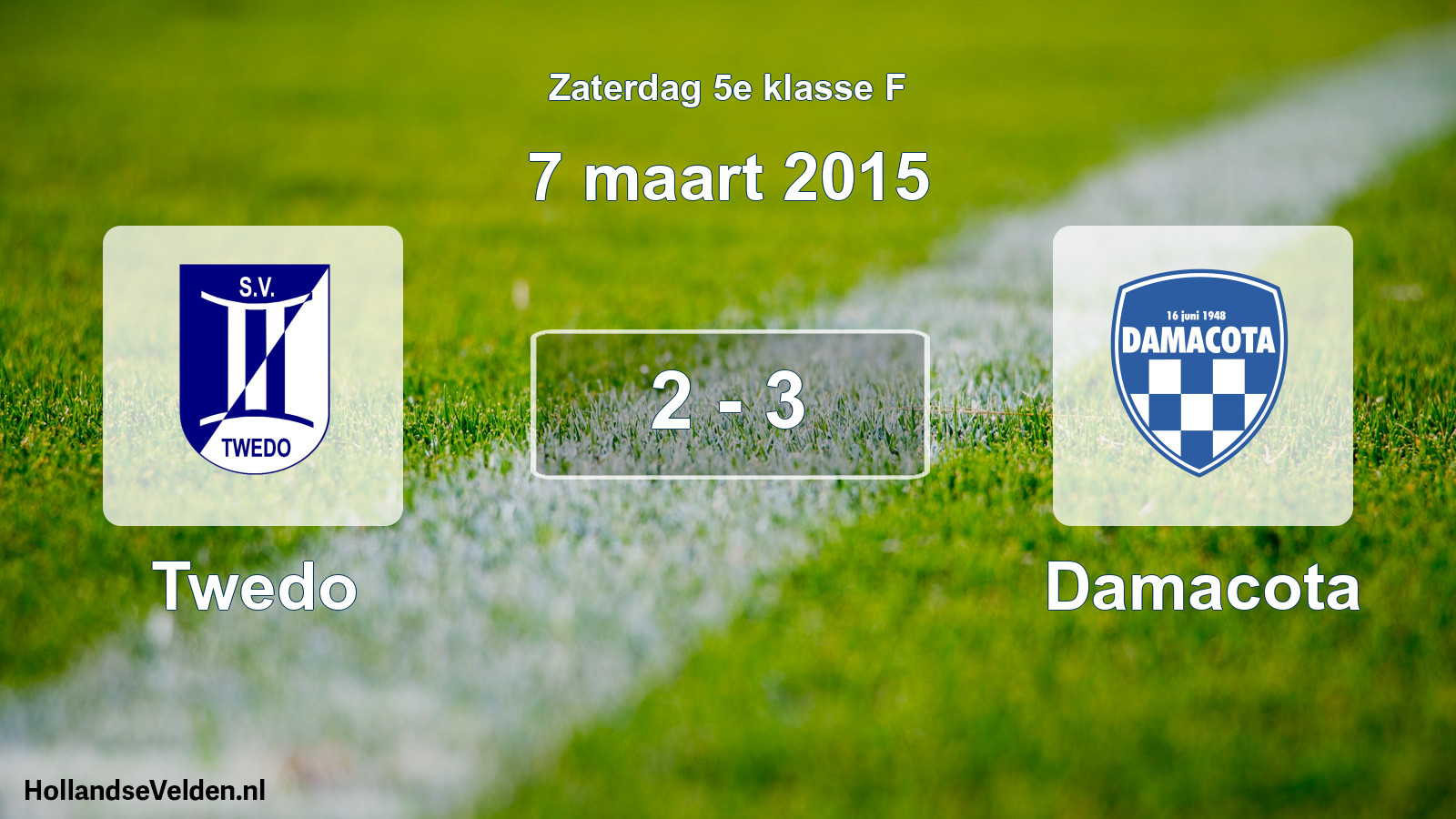 Total number of matches played: Twedo - Damacota 2 - 3 (7 March 2015)