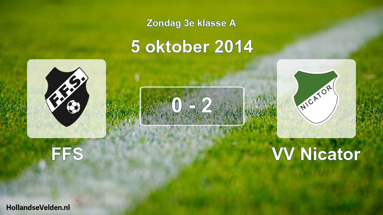 Total number of matches played: FFS - VV Nicator 0 - 2 (5 October 2014)
