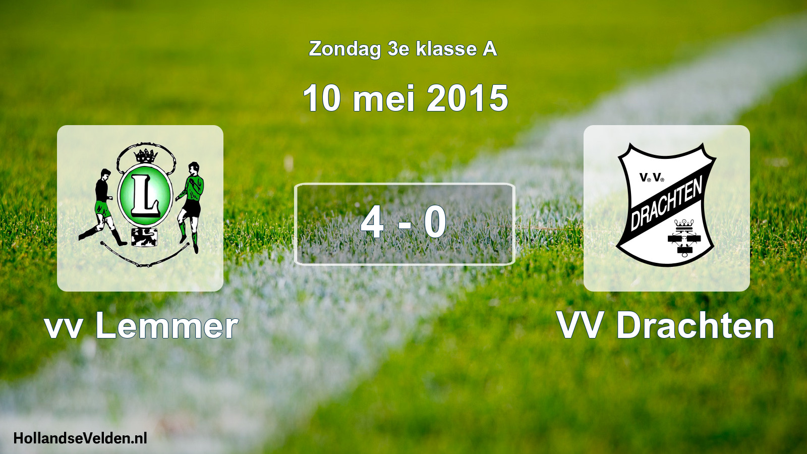 Total number of matches played: vv Lemmer - VV Drachten 4 - 0 (10 May 2015)