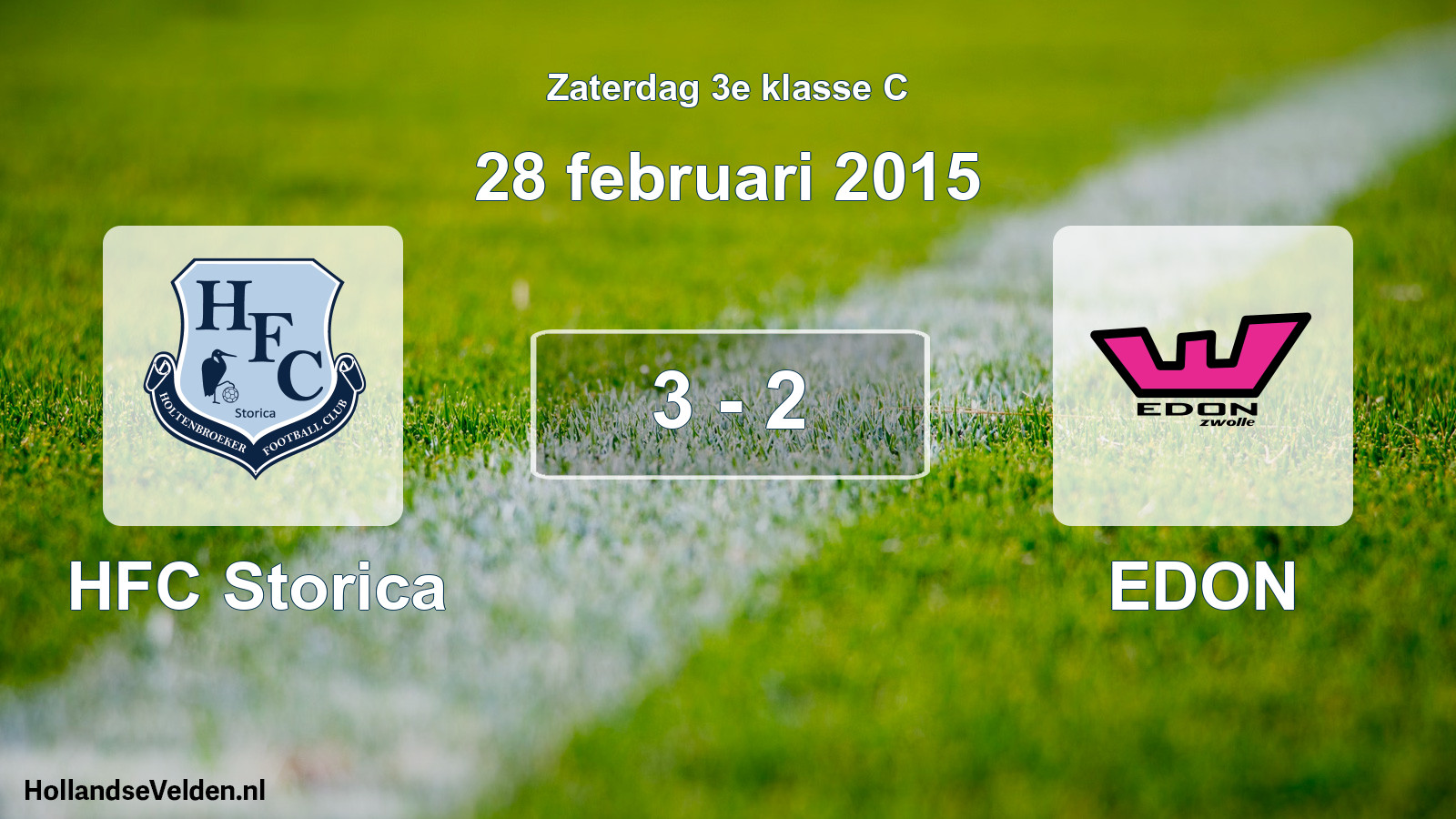 Total number of matches played: HFC Storica - EDON 3 - 2 (28 February 2015)