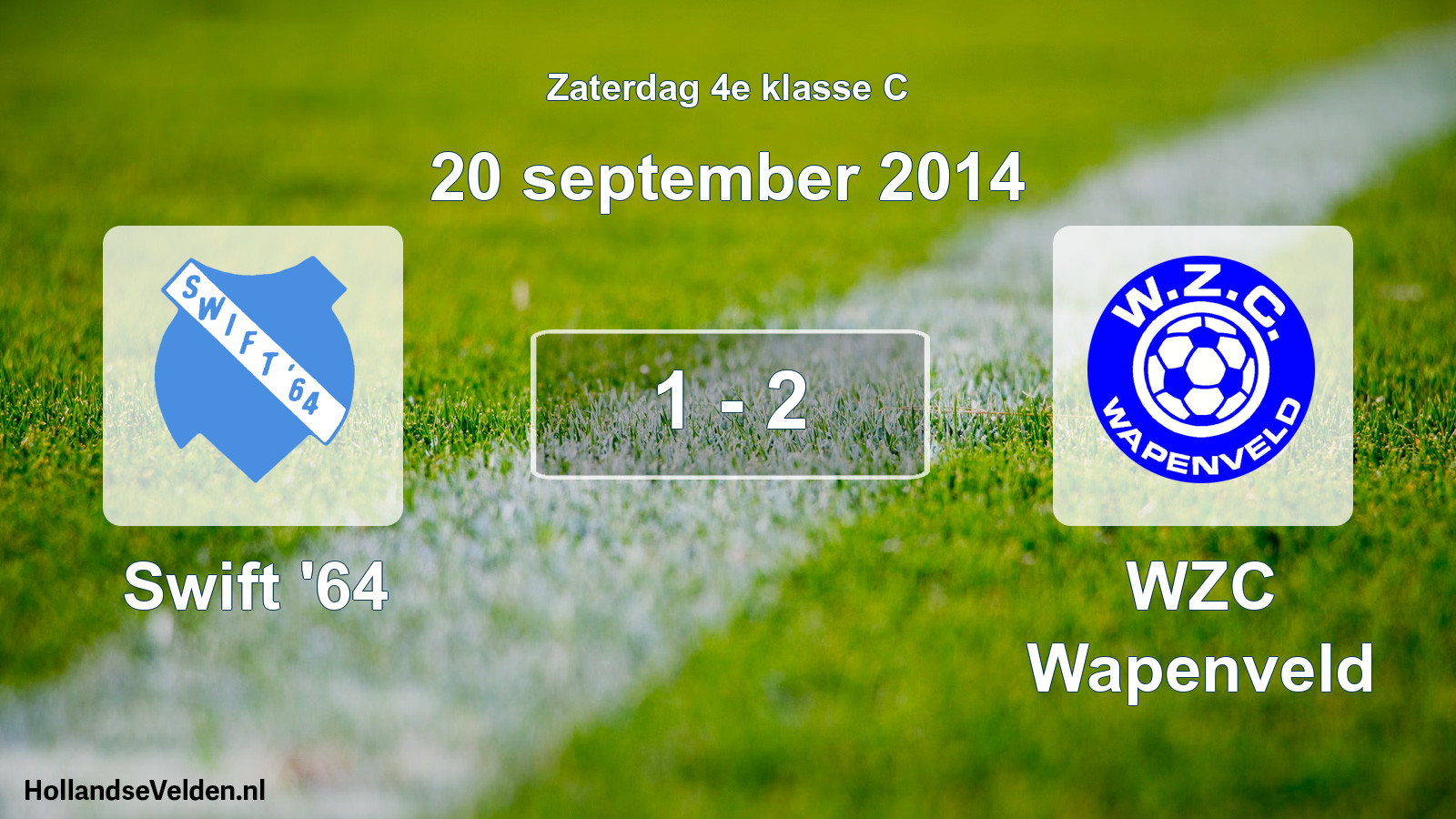 Total number of matches played: Swift '64 - WZC Wapenveld 1 - 2 (20 September 2014)