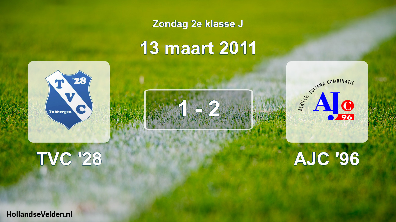 Total number of matches played: TVC '28 - AJC '96 1 - 2 (13 March 2011)