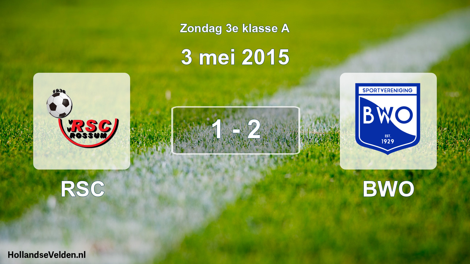 Total number of matches played: RSC - BWO 1 - 2 (3 May 2015)