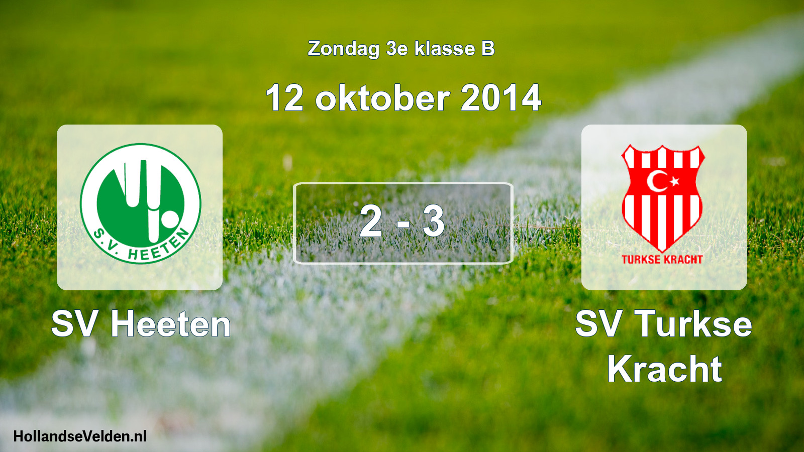 Total number of matches played: SV Heeten - SV Turkse Kracht 2 - 3 (12 October 2014)