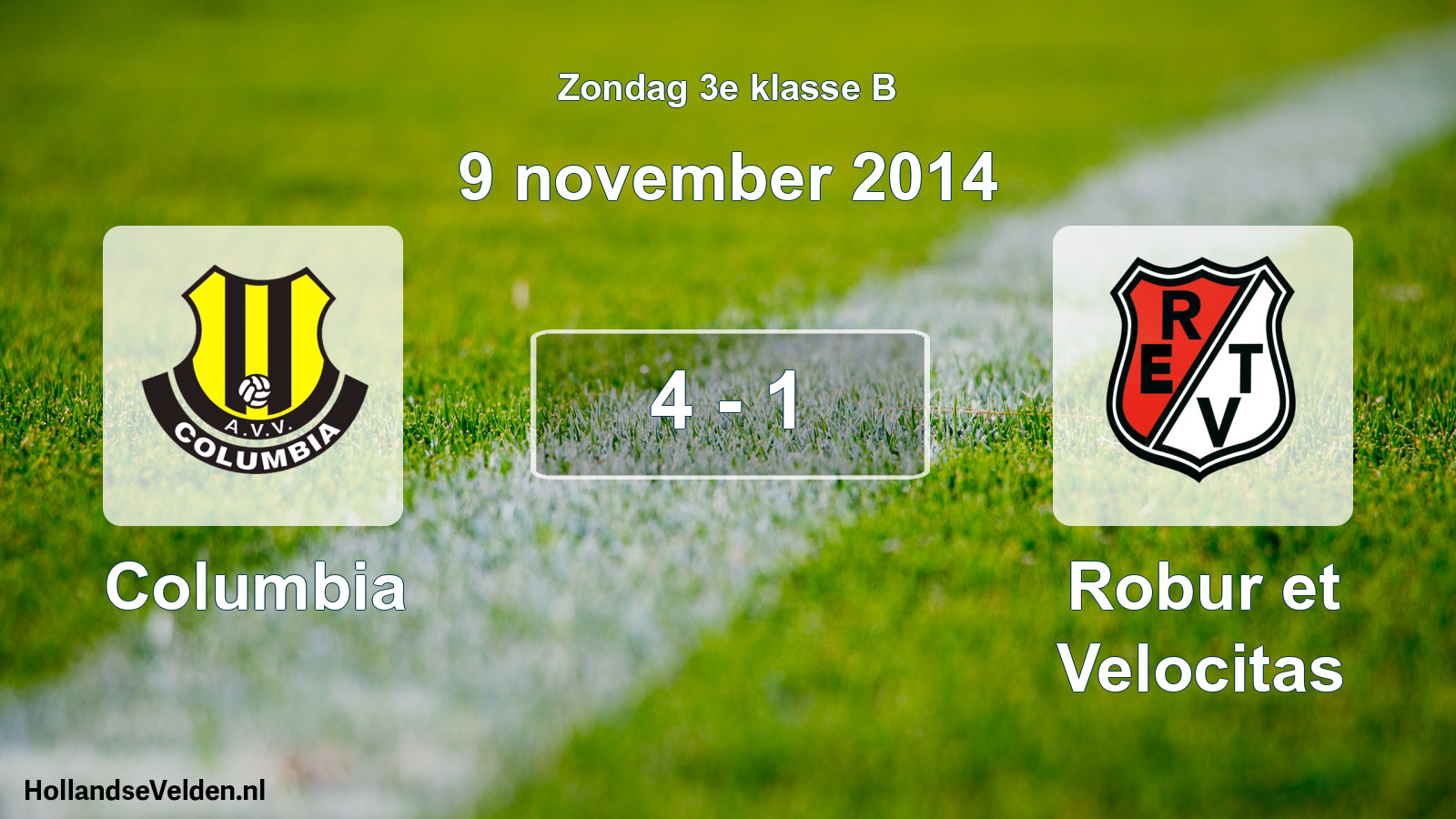 Total number of matches played: Columbia - Robur et Velocitas 4 - 1 (9 November 2014)