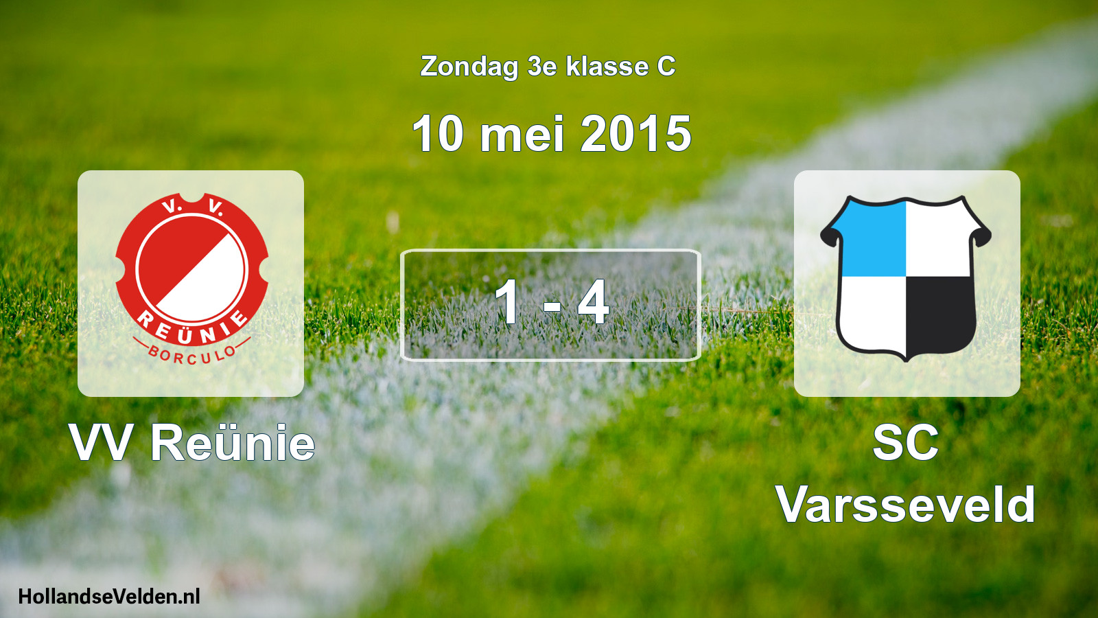 Total number of matches played: VV Reünie - SC Varsseveld 1 - 4 (10 May 2015)