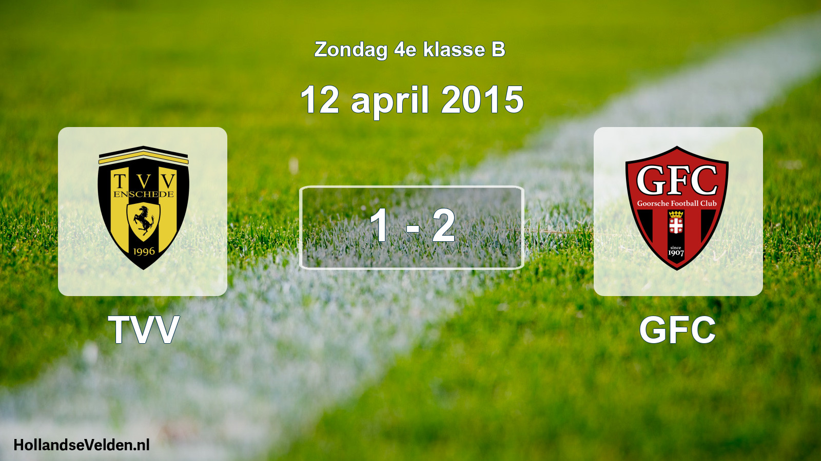 Total number of matches played: TVV - GFC 1 - 2 (12 April 2015)
