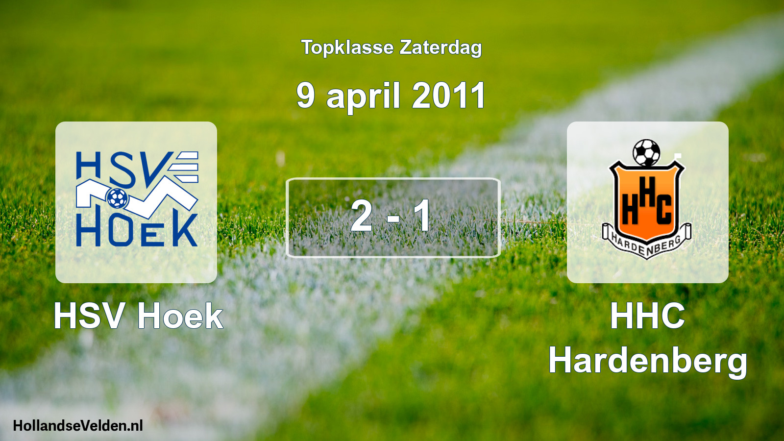 Total number of matches played: HSV Hoek - HHC Hardenberg 2 - 1 (9 April 2011)