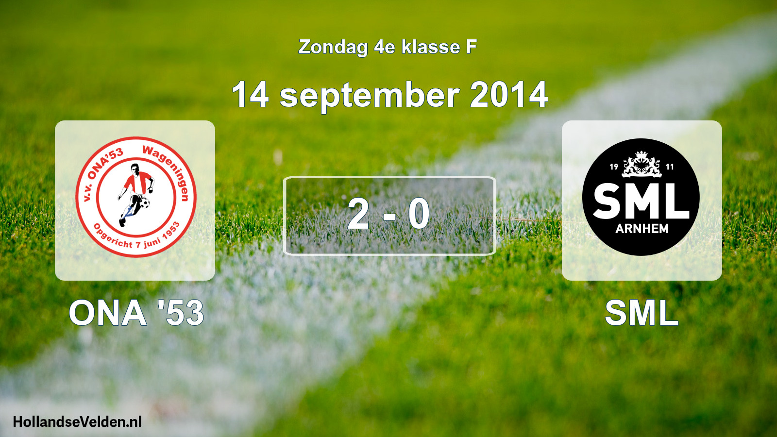Total number of matches played: ONA '53 - SML 2 - 0 (14 September 2014)