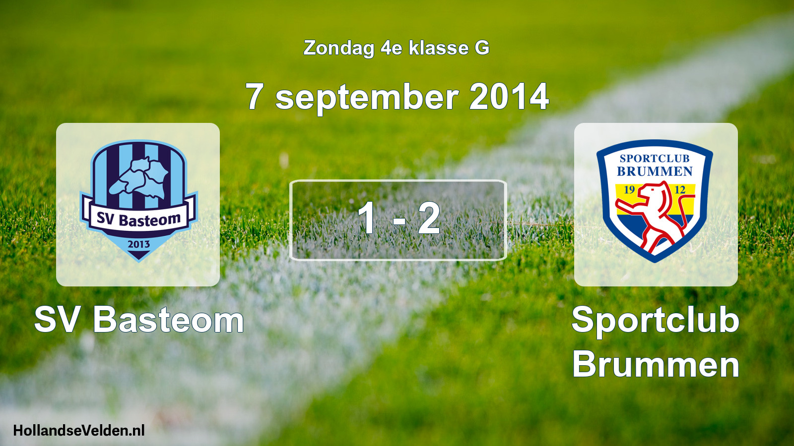 Total number of matches played: SV Basteom - Sportclub Brummen 1 - 2 (7 September 2014)