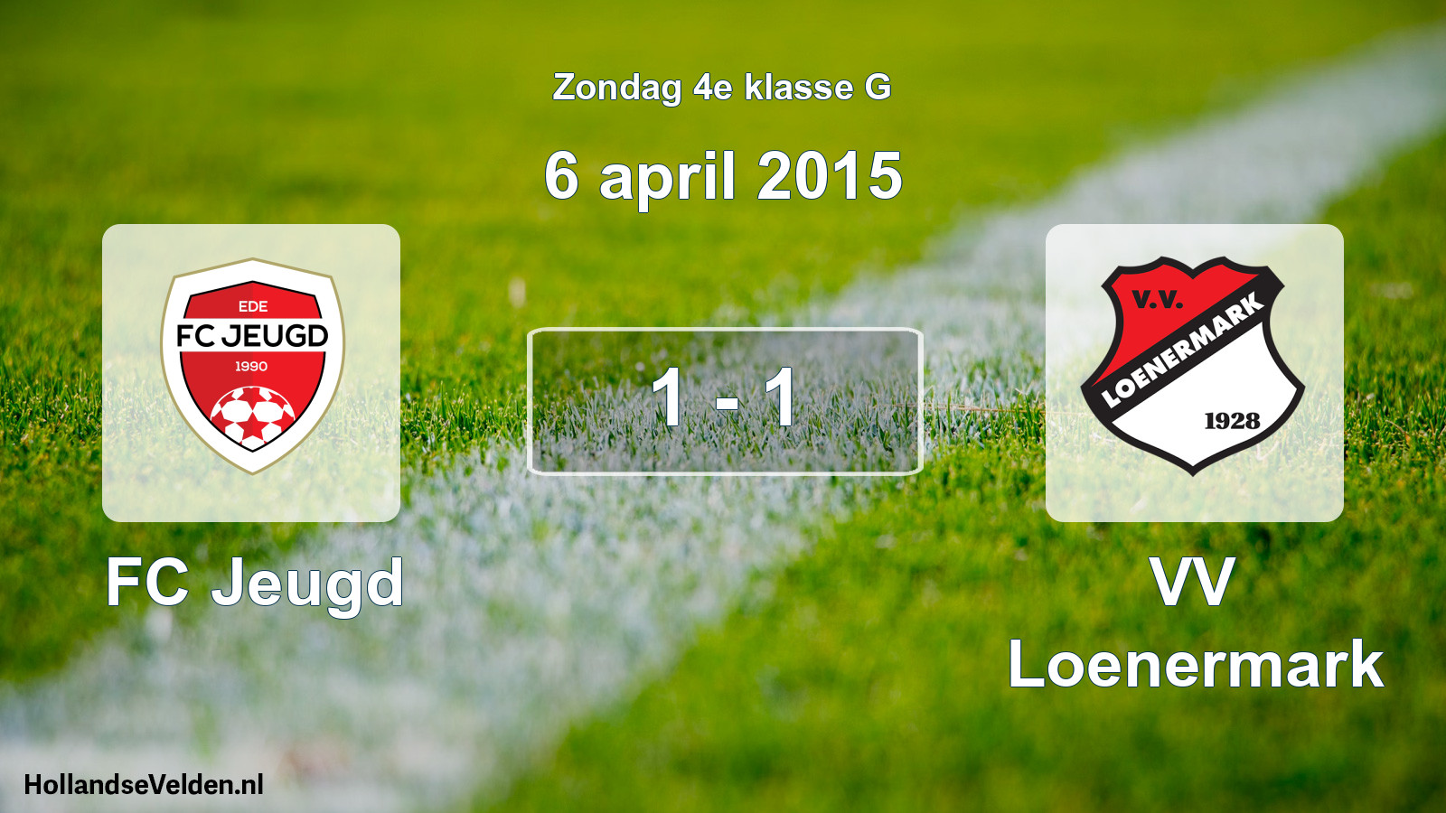 Total number of matches played: FC Jeugd - VV Loenermark 1 - 1 (6 April 2015)