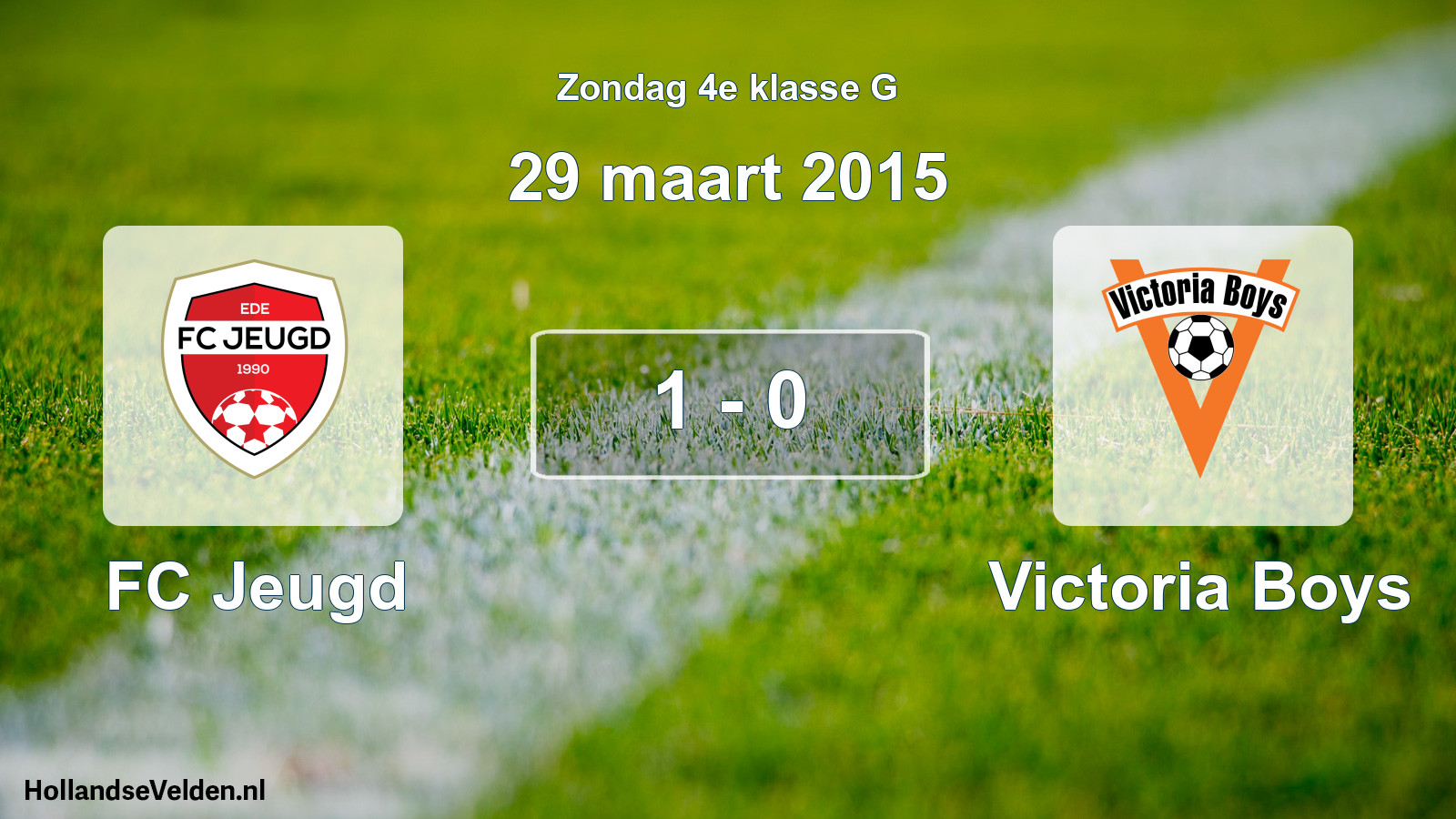 Total number of matches played: FC Jeugd - Victoria Boys 1 - 0 (29 March 2015)