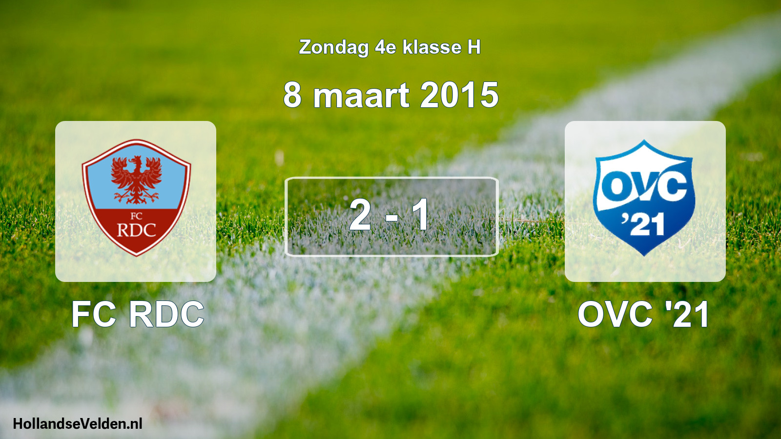 Total number of matches played: FC RDC - OVC '21 2 - 1 (8 March 2015)