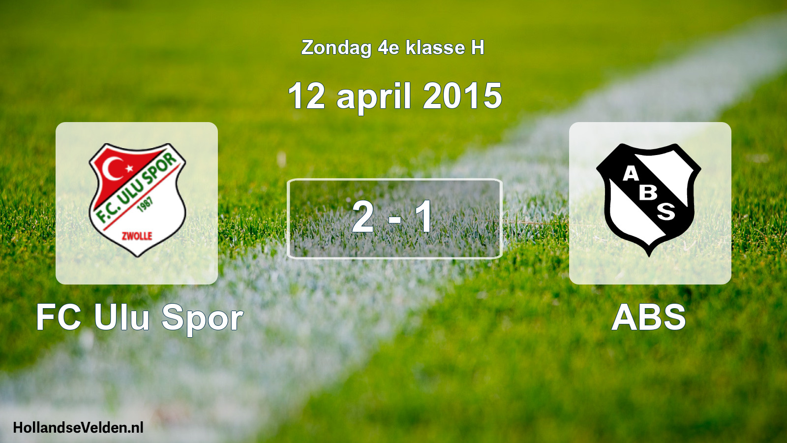 Total number of matches played: FC Ulu Spor - ABS 2 - 1 (12 April 2015)