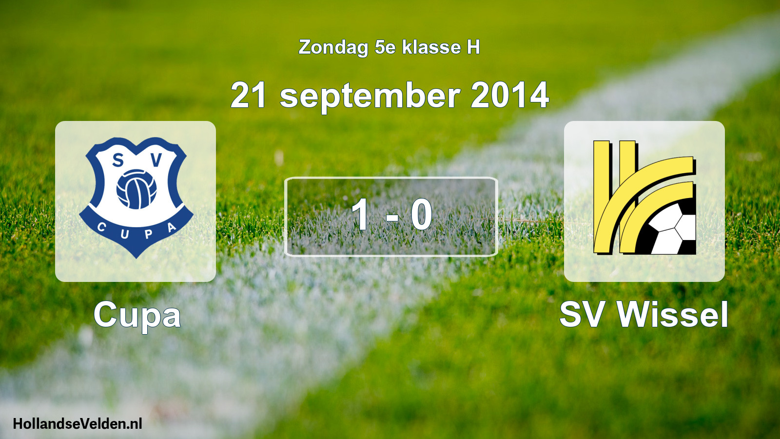 Total number of matches played: Cupa - SV Wissel 1 - 0 (21 September 2014)