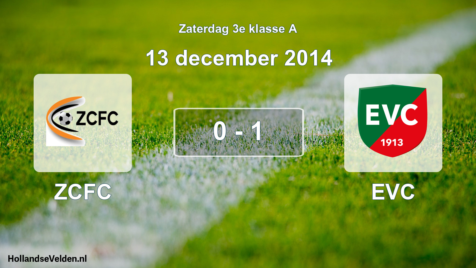 Total number of matches played: ZCFC - EVC 0 - 1 (13 December 2014)