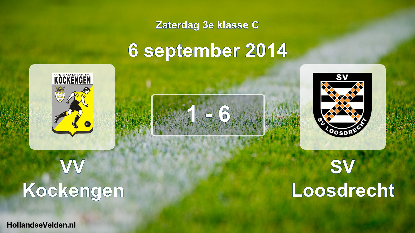 Total number of matches played: VV Kockengen - SV Loosdrecht 1 - 6 (6 September 2014)
