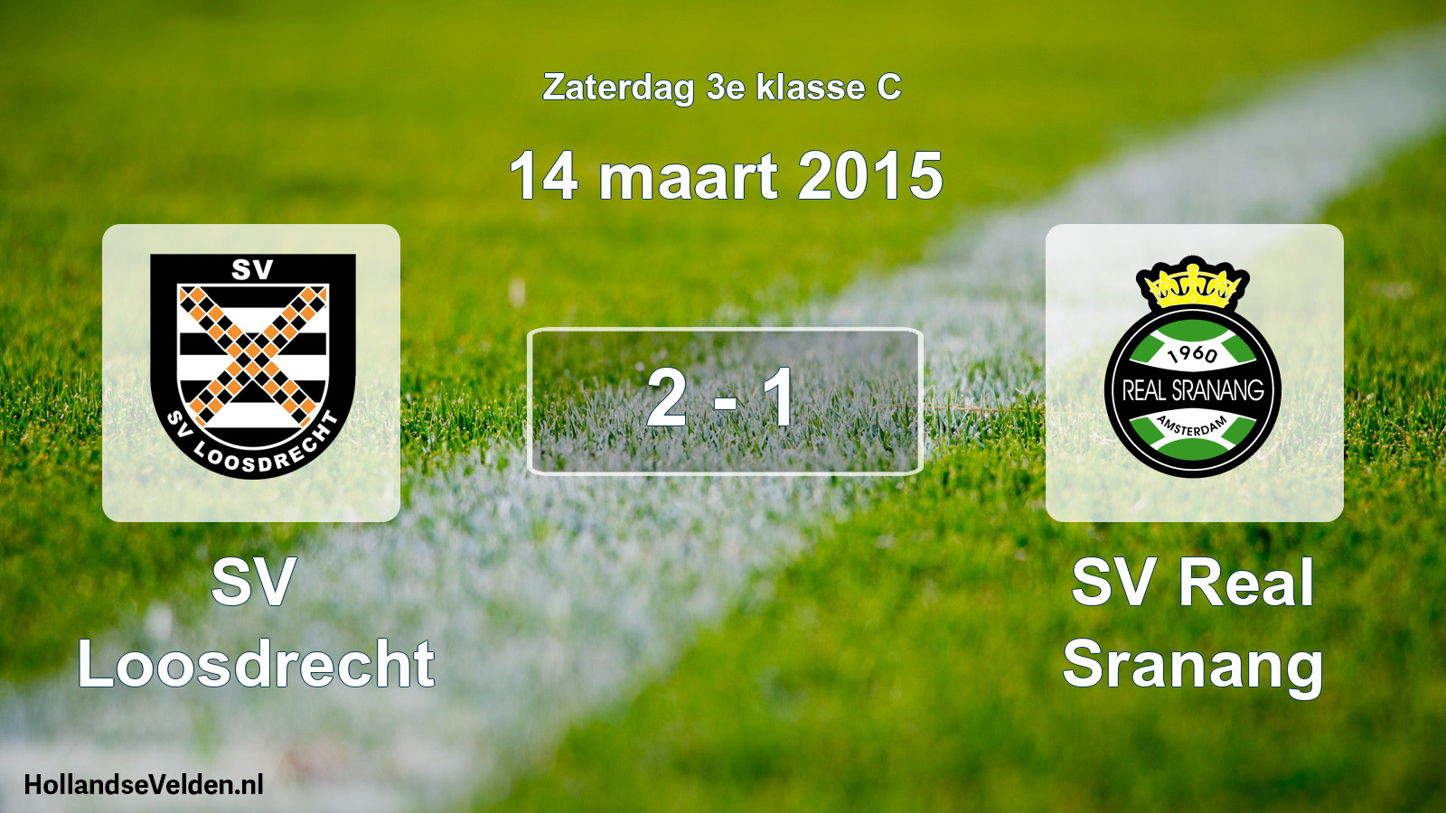 Total number of matches played: SV Loosdrecht - SV Real Sranang 2 - 1 (14 March 2015)