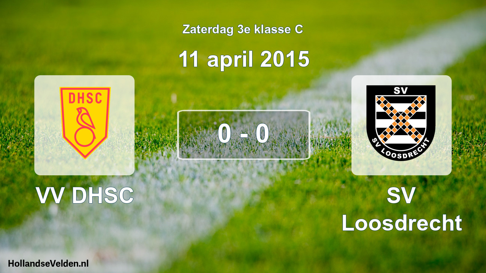 Total number of matches played: VV DHSC - SV Loosdrecht 0 - 0 (11 April 2015)