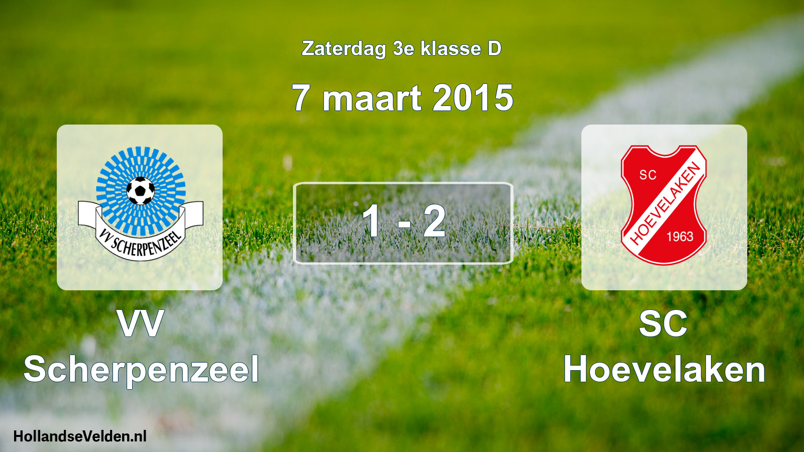 Total number of matches played: VV Scherpenzeel - SC Hoevelaken 1 - 2 (7 March 2015)