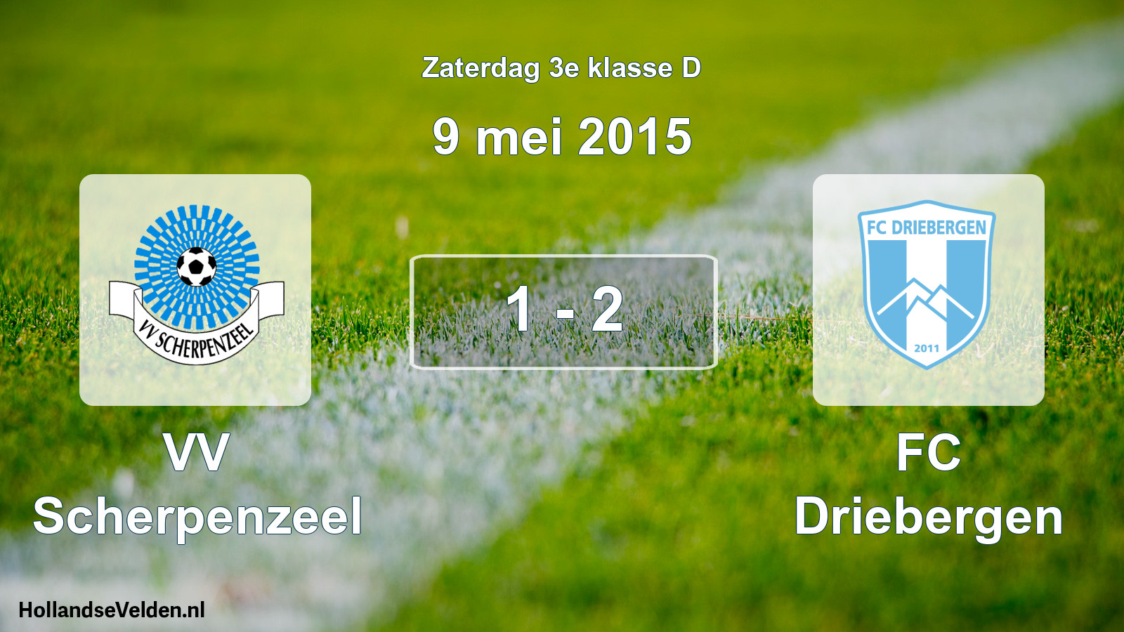 Total number of matches played: VV Scherpenzeel - FC Driebergen 1 - 2 (9 May 2015)