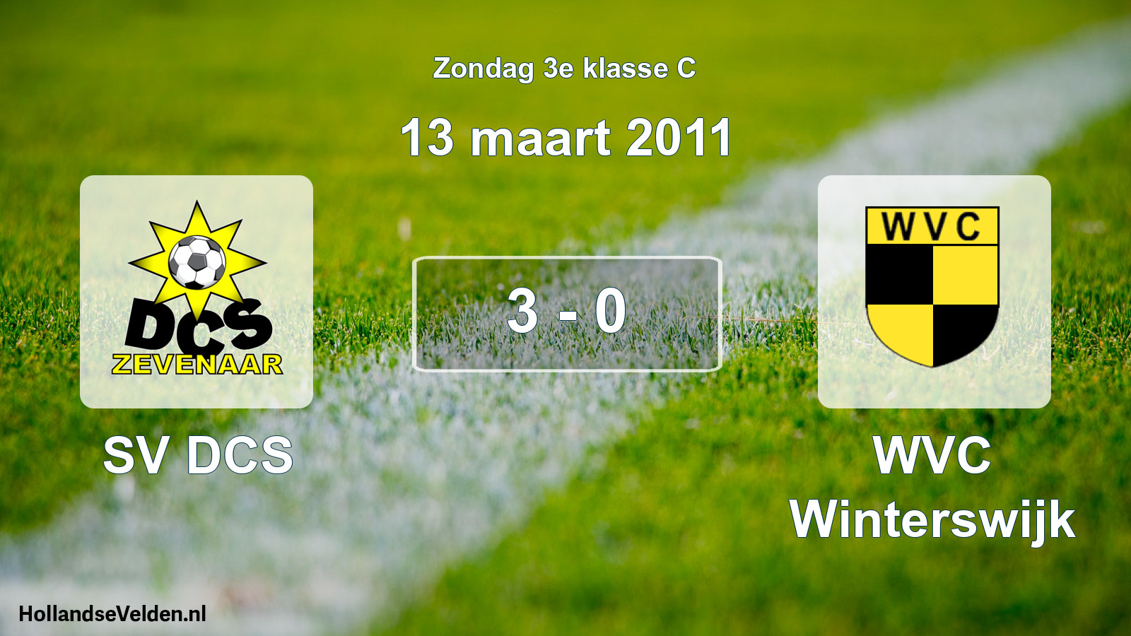 Total number of matches played: SV DCS - WVC Winterswijk 3 - 0 (13 March 2011)