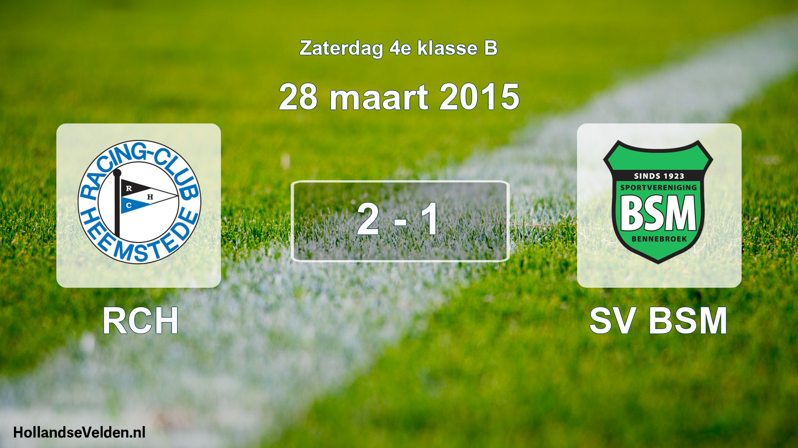 Total number of matches played: RCH - SV BSM 2 - 1 (28 March 2015)