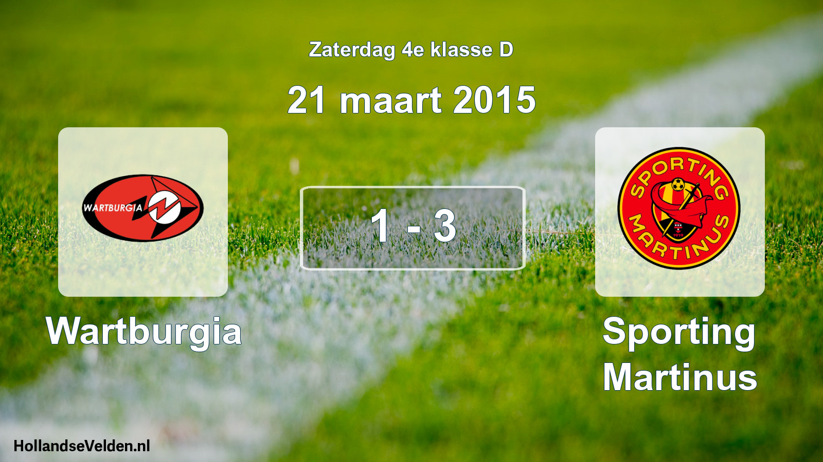Total number of matches played: Wartburgia - Sporting Martinus 1 - 3 (21 March 2015)