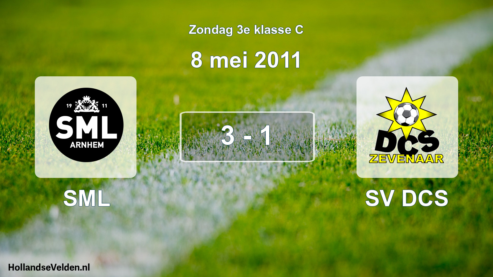 Total number of matches played: SML - SV DCS 3 - 1 (8 May 2011)