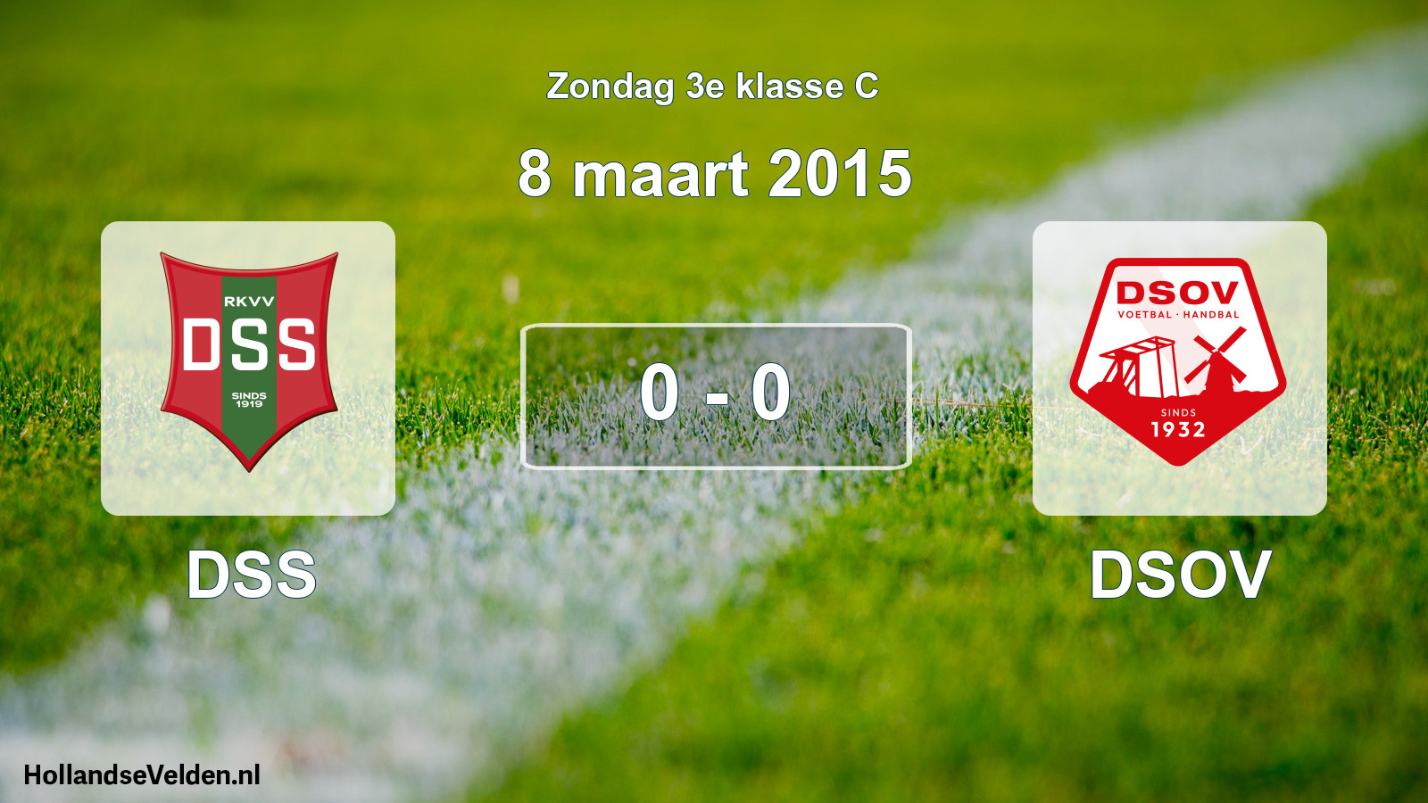 Total number of matches played: DSS - DSOV 0 - 0 (8 March 2015)
