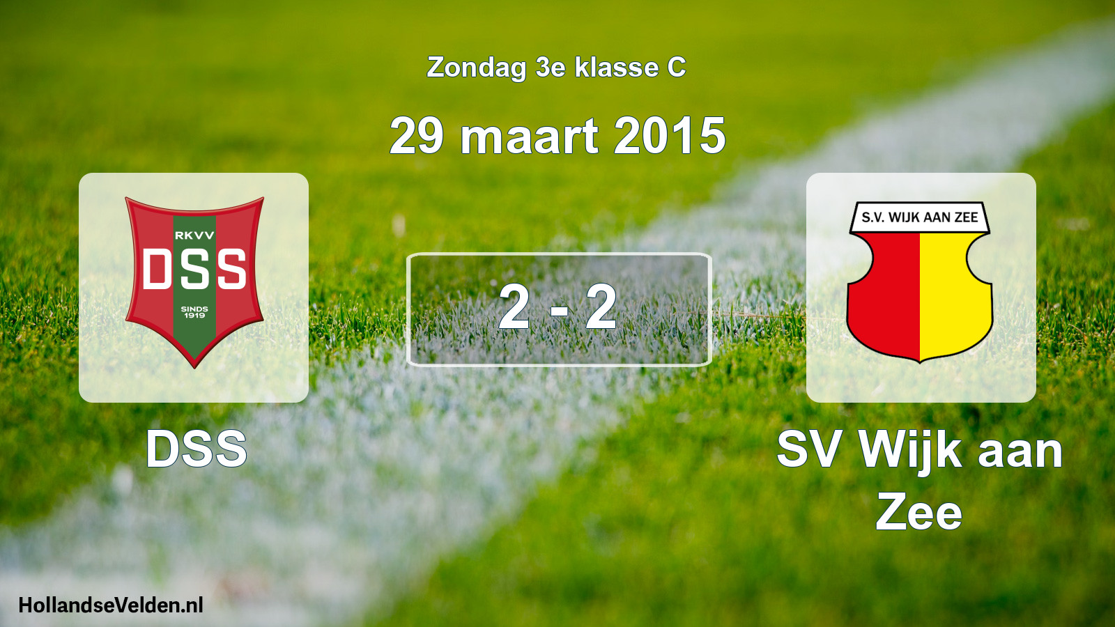 Total number of matches played: DSS - SV Wijk aan Zee 2 - 2 (29 March 2015)