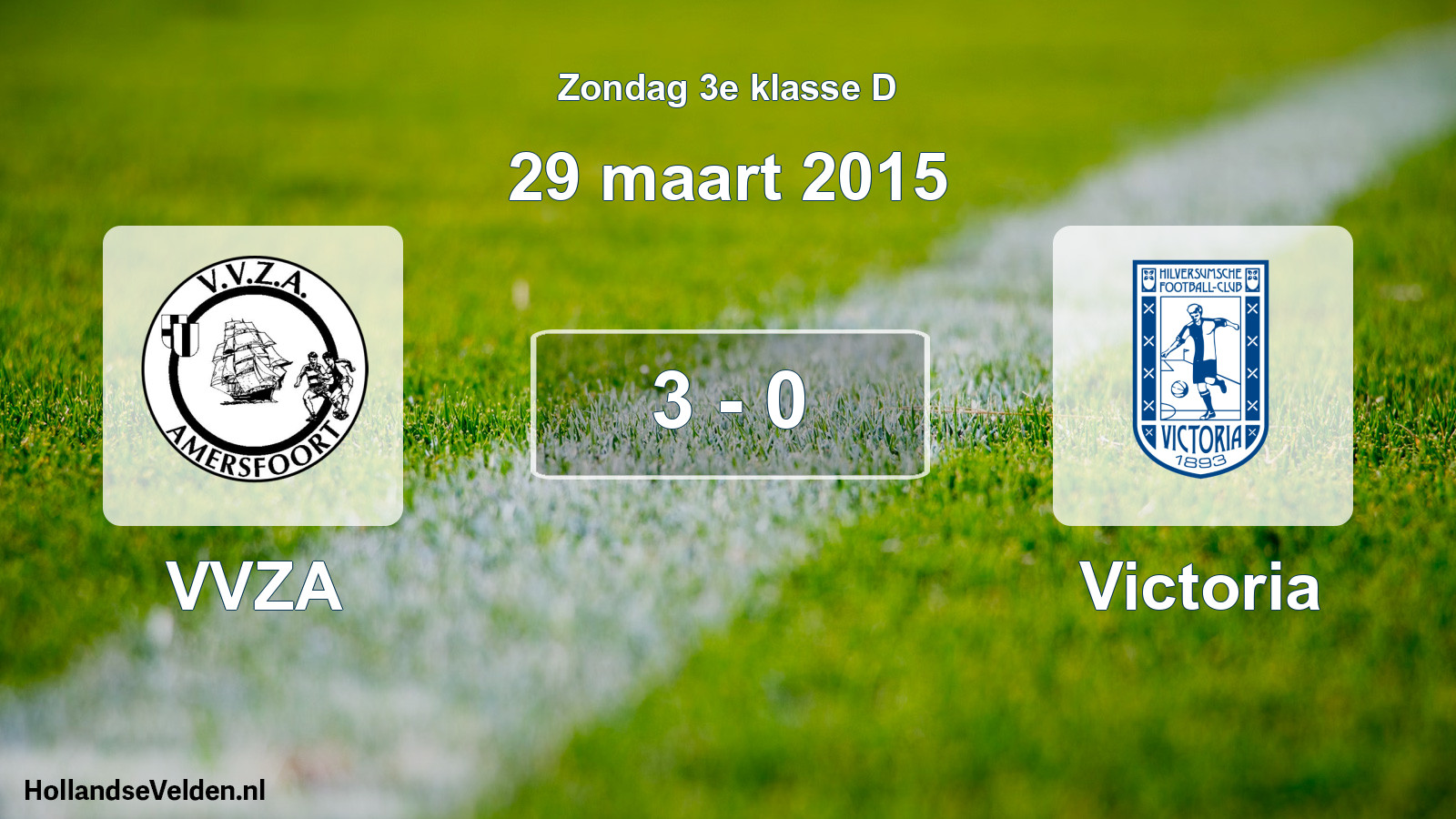 Total number of matches played: VVZA - Victoria 3 - 0 (29 March 2015)