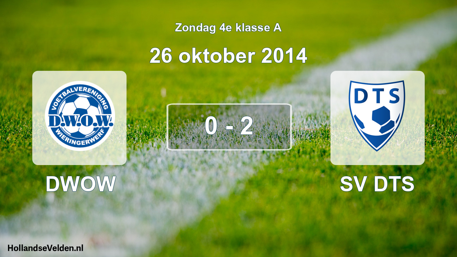 Total number of matches played: DWOW - SV DTS 0 - 2 (26 October 2014)