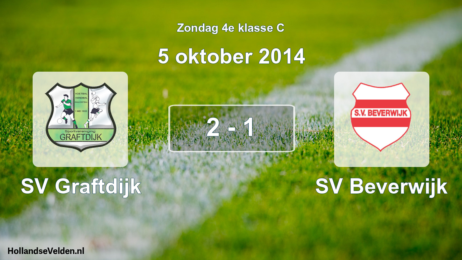 Total number of matches played: SV Graftdijk - SV Beverwijk 2 - 1 (5 October 2014)