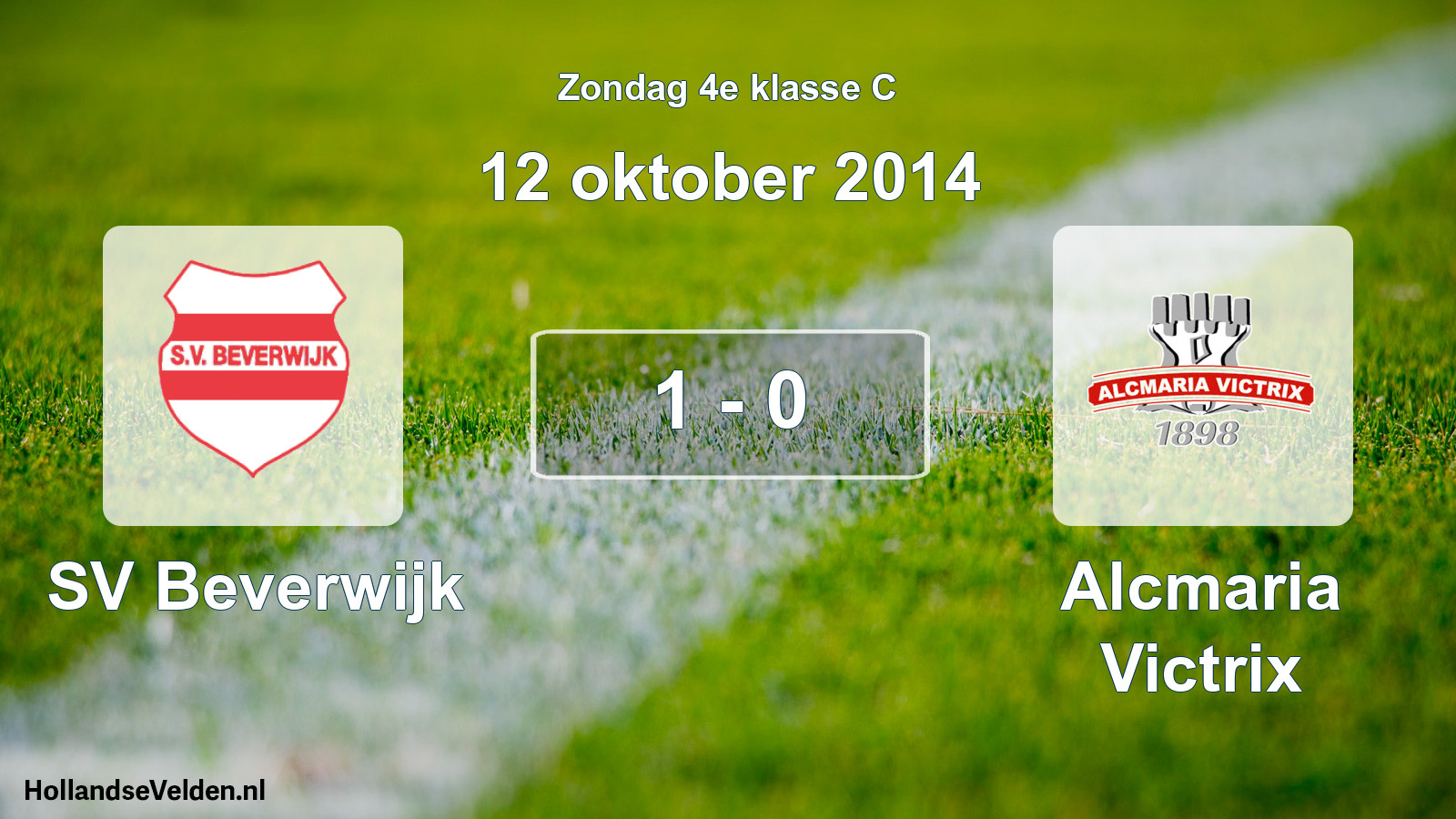 Total number of matches played: SV Beverwijk - Alcmaria Victrix 1 - 0 (12 October 2014)